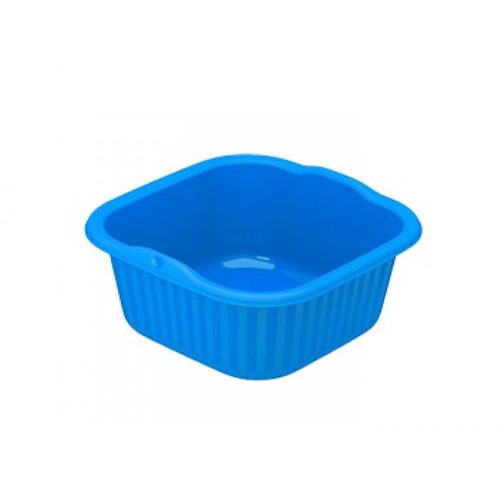 PRACTILINE Alguidar QuadraPratic 9.5Lt Azul Cian Cx.6