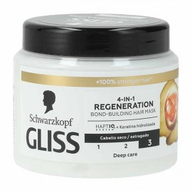 GLISS Máscara P/Cabelo Regeneração 4em1 400 Ml Cx. 6
