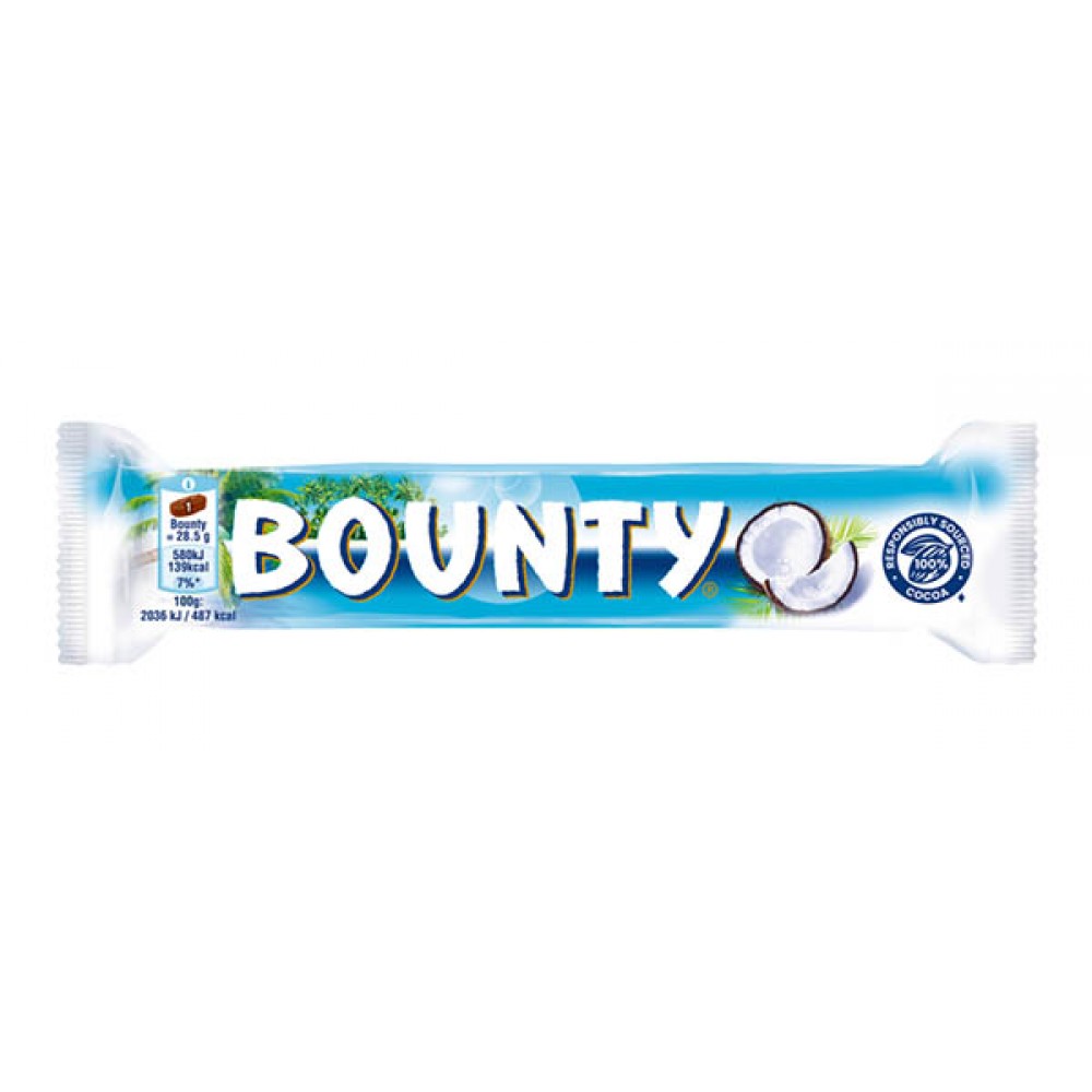 BOUNTY Chocolate de Coco 57Grs Cx. 24