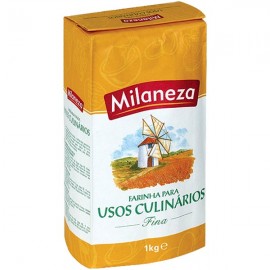 MILANEZA Farinha De Trigo Fina Para Usos Culinários 1Kg Emb.10