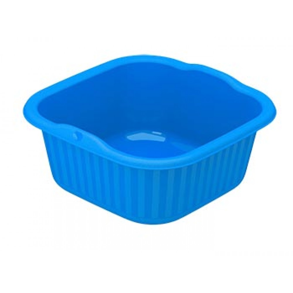 PRACTILINE Alguidar QuadraPratic 6.5Lt Azul Cian Cx.6