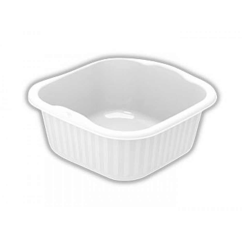 PRACTILINE Alguidar QuadraPratic 6.5Lt Branco Cx.6