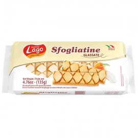 LAGO Bolachas Sfogliatine Glassate 135Grs Cx. 20