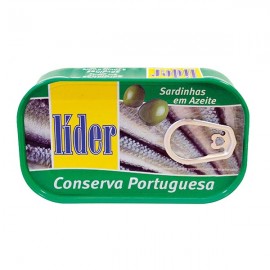 LÍDER Sardinhas em Azeite 120Grs Pack 10 Cx.100