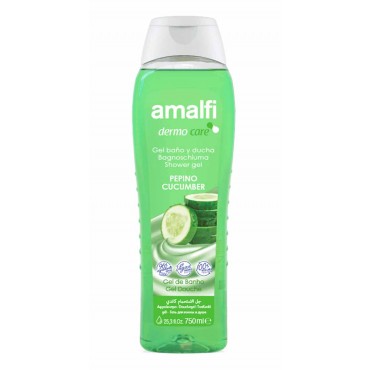 AMALFI Dermo Care Gel de Banho Pepino 750Ml Cx. 16
