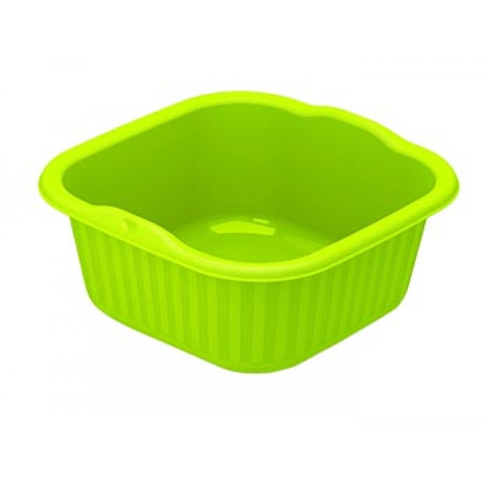 PRACTILINE Alguidar QuadraPratic 6.5Lt Verde Lima Cx.6