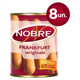NOBRE Salsichas Frankfurt Originais Lata 8 200Grs Cx.24