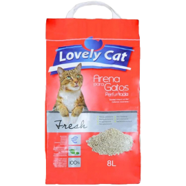 LOVELY CAT Areia para Gatos Perfumada 8L Emb. 4