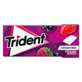 TRIDENT Chiclets Frutos Silvestres 14Grs Pack. 24