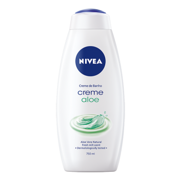 NIVEA Gel de Banho Creme Aloé 750ml Cx. 12