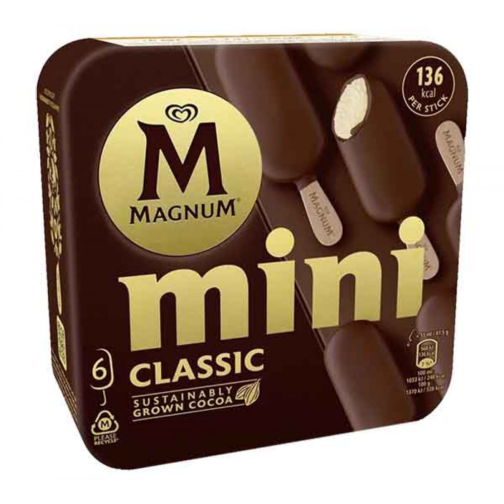 OLÁ MAGNUM Clássico Mini 55 Ml Pack 6 Cx. 6