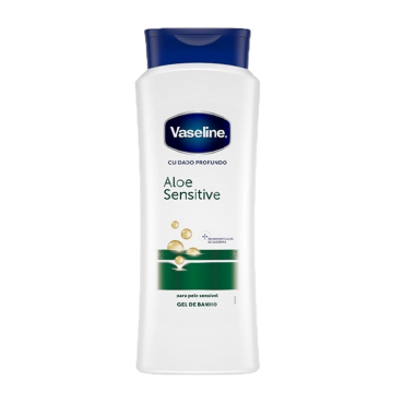 VASELINE Gel Banho Aloe Sensitive 700ml Pack 6 Cx. 12