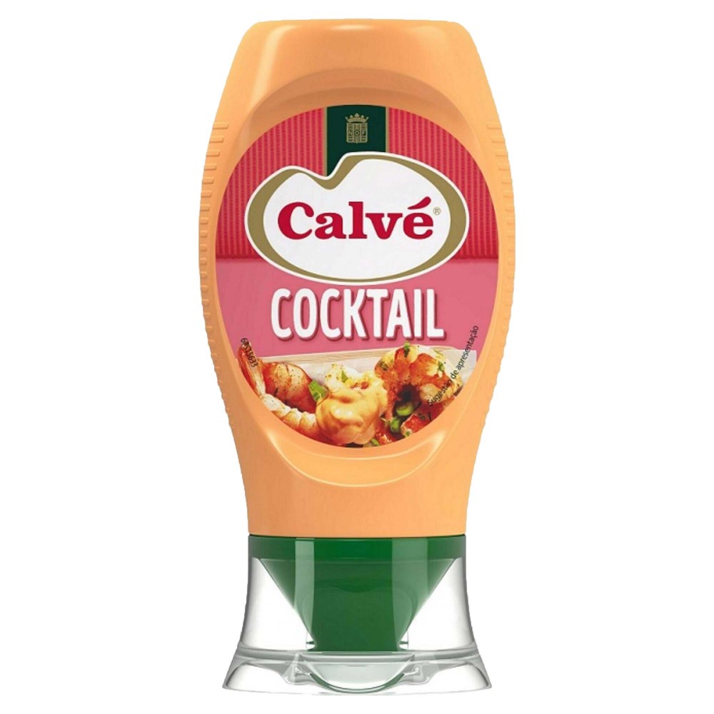 CALVÉ Molho de Cocktail Top Down 245Grs Cx. 8