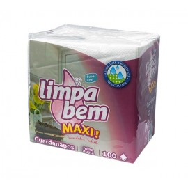 LIMPA BEM Guardanapos Maxi 2 Fls 100 Uni. Cx. 30