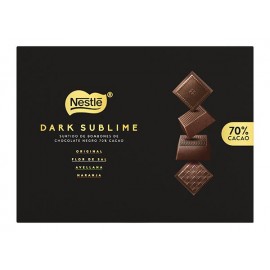 NESTLÉ Dark Sublime Sortido de 20 Bombons de Chocolate Negro 145 Grs Cx. 8