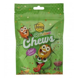 TOBIES Rebuçados Mastigáveis C/Sabor Ácido 120 Grs Cx. 24