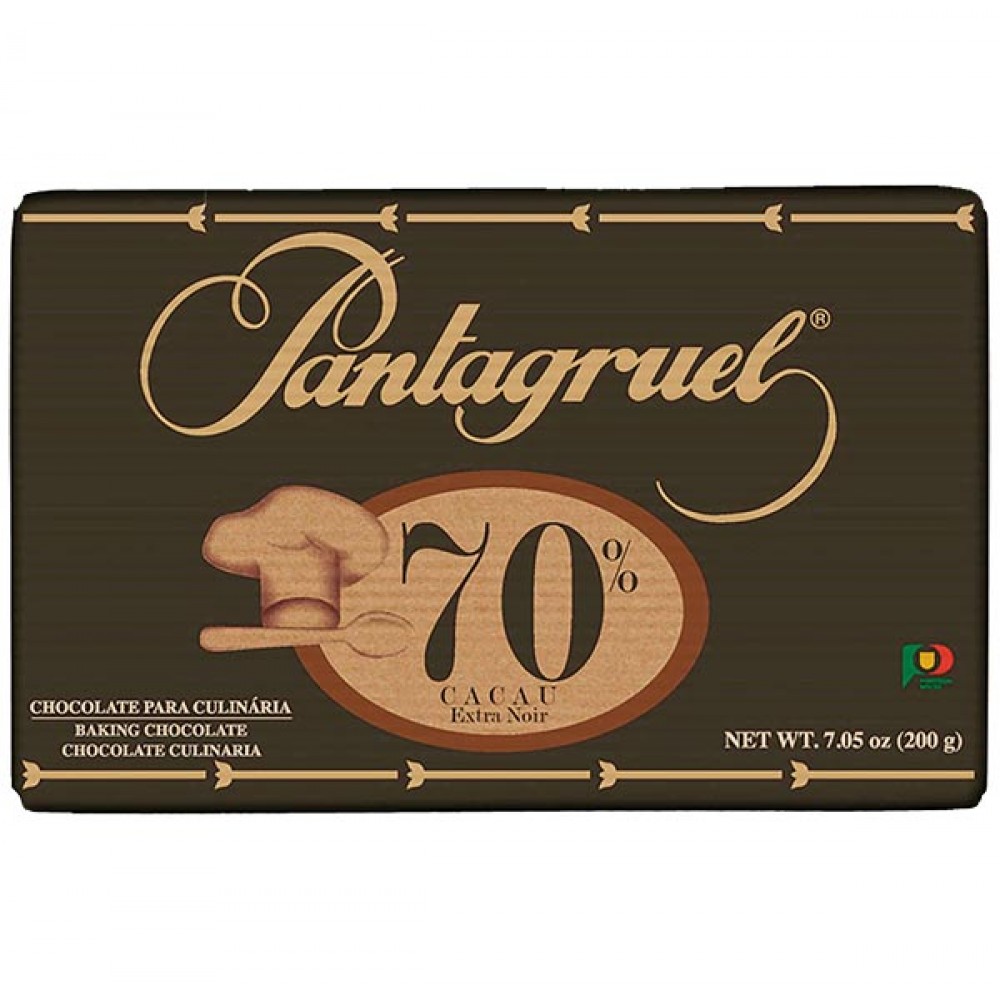 Pantagruel Chocolate Culinária 70% Cacau 200gr Cx.10