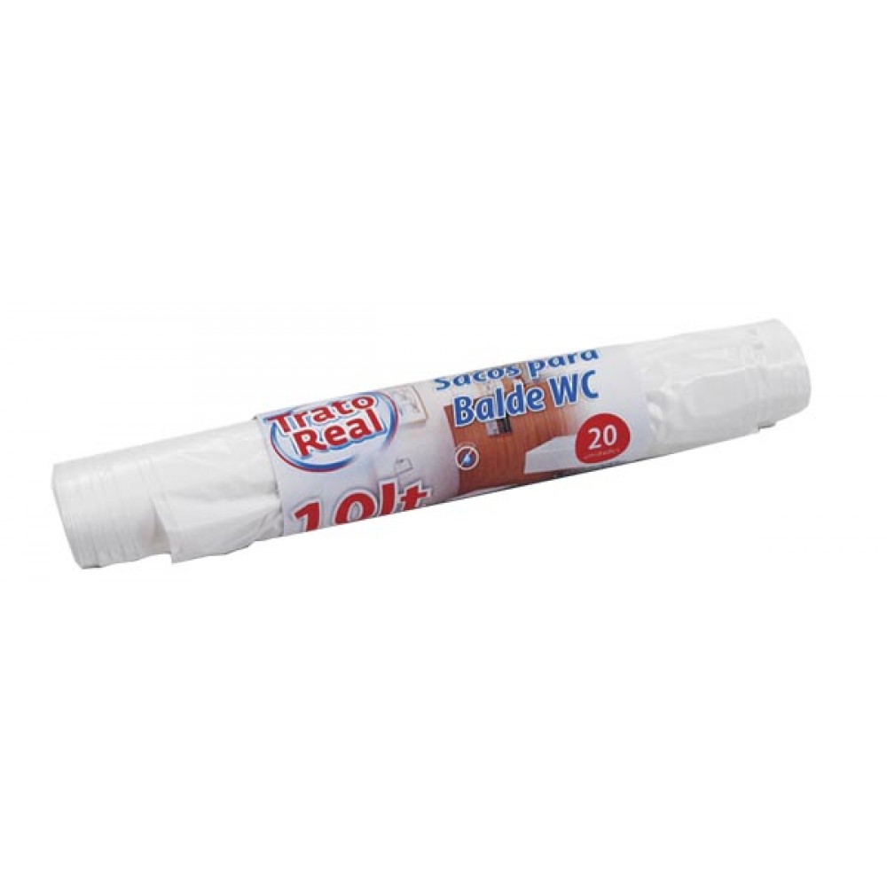 TRATO REAL Sacos de Lixo WC 10L 20uni Cx. 50