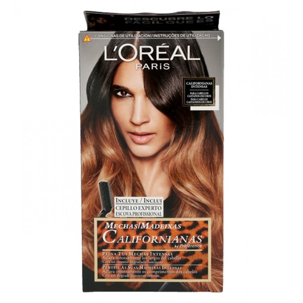 L'OREAL Madeixas Californianas Cabelos Castanhos Escuros Emb. 3 Uni Cx. 6 Uni