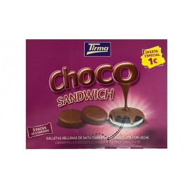 TIRMA Bolachas Choco Sandwich 120Grs Cx. 18