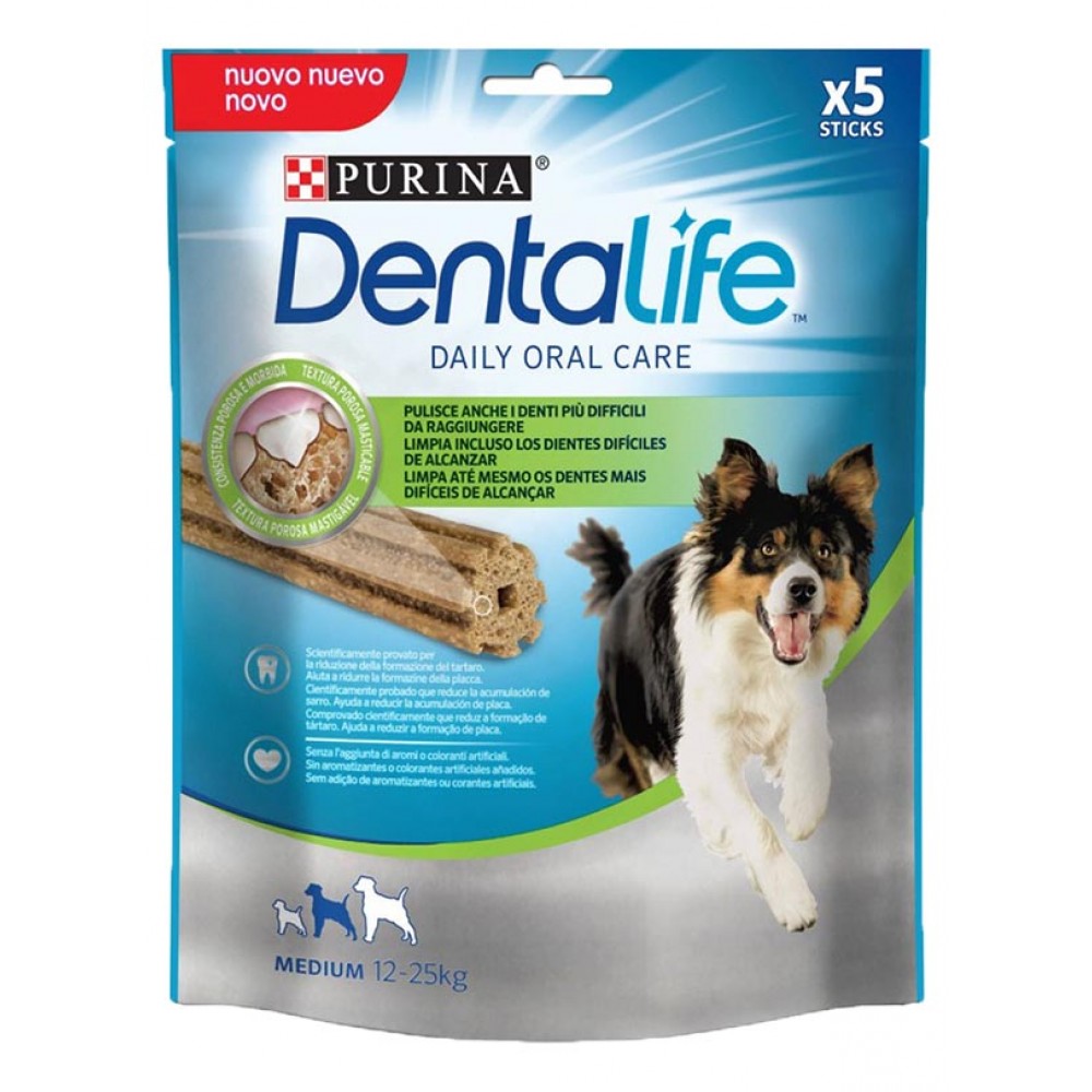 PURINA Dentalife Cães 12-25Kg 142Grs Cx. 6
