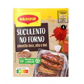 MAGGI Suculento no Forno Pimentão Doce, Alho e Mel 30 Grs Cx. 16