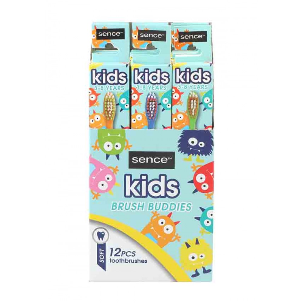 Sencefresh Escova Dentes Kids Soft Pack 12 Cx. 144 (12 Packs)