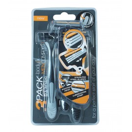 BODY-X Comfort A+ Lâminas Triplas Homem Pack 3 Cx. 12