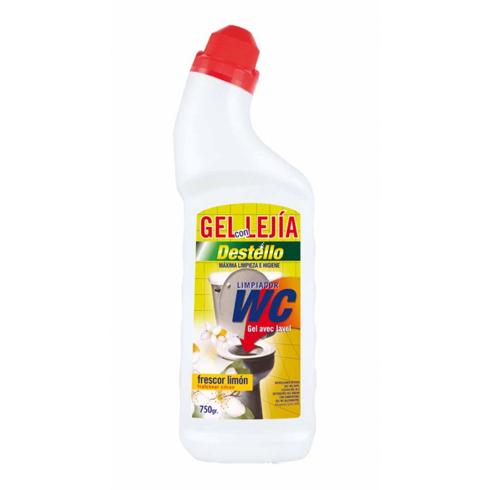 DESTELLO Wc Lixívia Frescura de Limão 750 ml Cx. 16