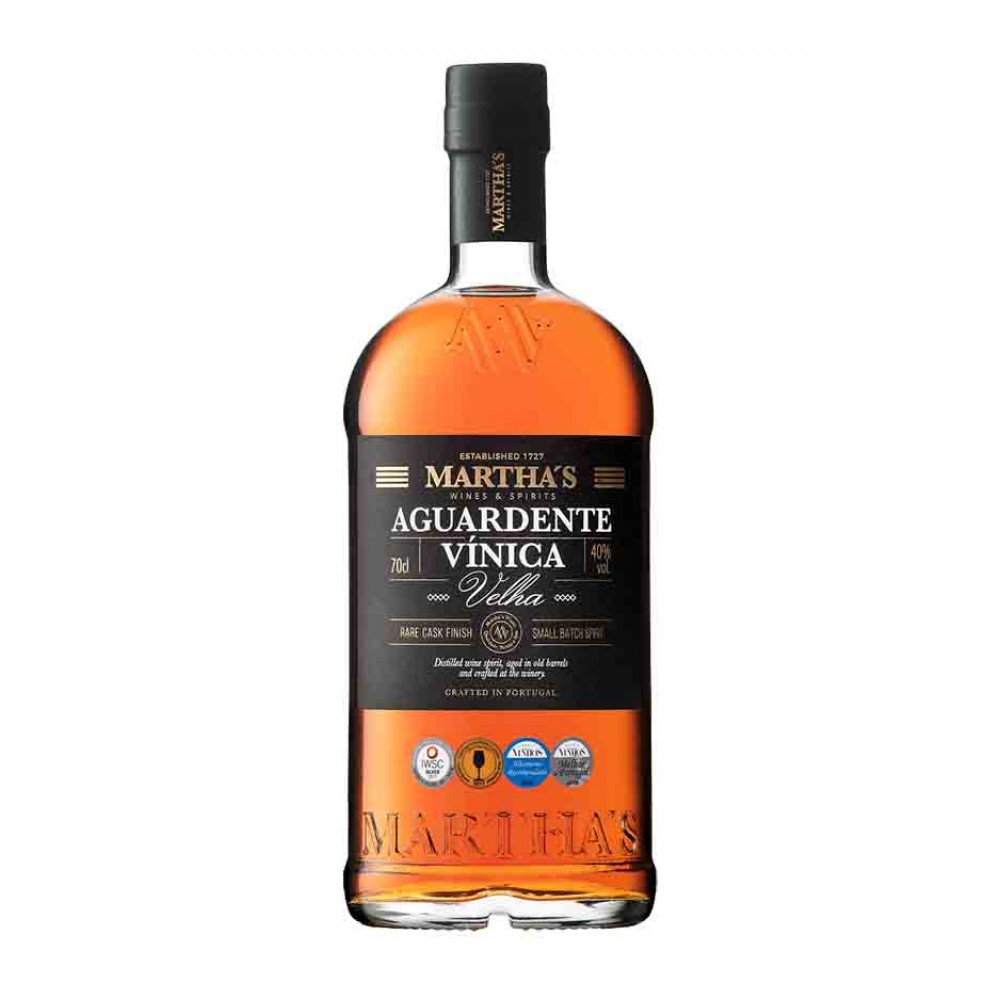 MARTHA´S Aguadente Vínica Velha 700Ml Cx. 6