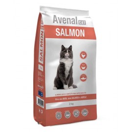AVENAL Gato Aves Salmão e Arroz 2Kg