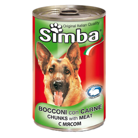 SIMBA Cão C/Carne de Vaca (Lata) 1230Grs Cx. 12