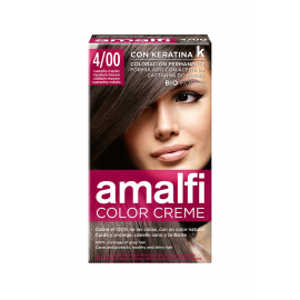 AMALFI Color Creme 4/00 Castanho Médio Pack 3 Cx. 12
