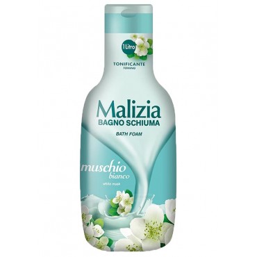 MALIZIA Gel Banho Almíscar Branco Antibacterial 1L Cx. 12