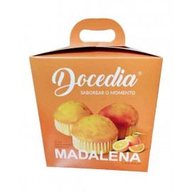DOCEDIA Madalenas Laranja Pack 12 Uni 500 Grs