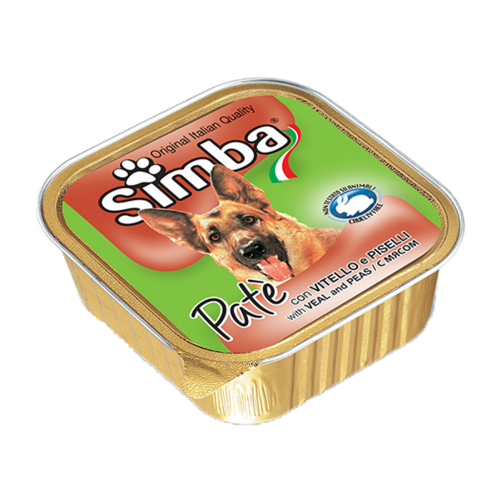 SIMBA Cão Paté de Carne de Vaca 300Grs Cx. 18