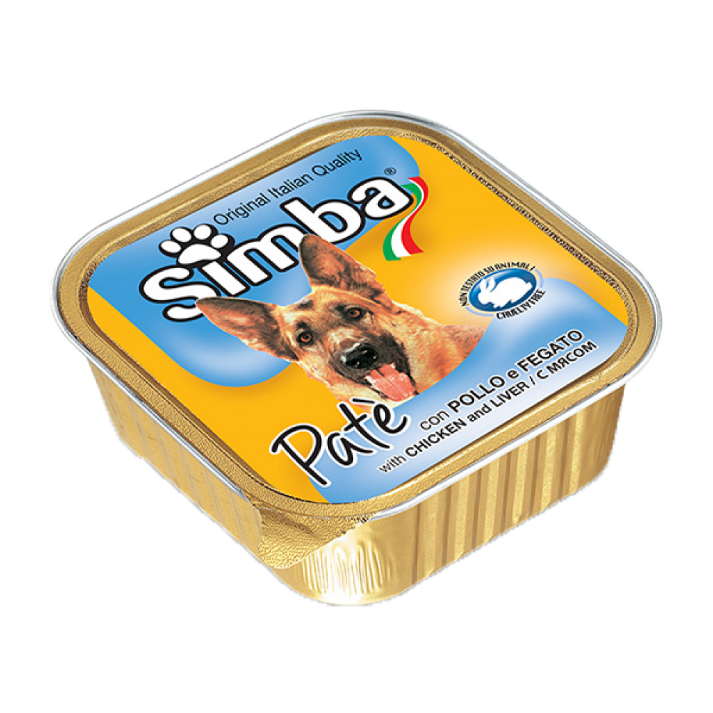 SIMBA Cão Paté de Frango e Fígado 300Grs Cx. 18