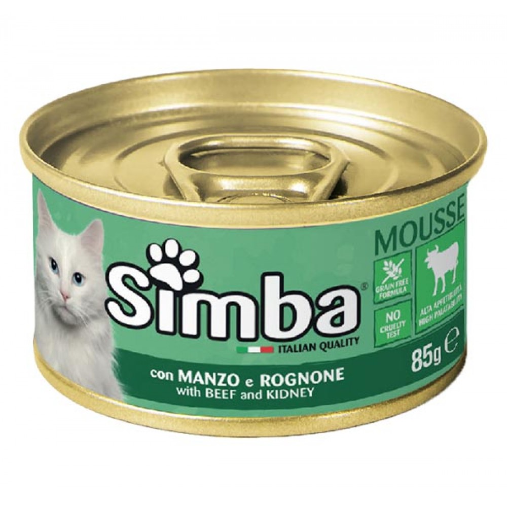 SIMBA Gato Paté de Vitela e Rim 85Grs Cx. 24
