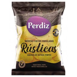 PERDIZ Batata Frita Ondulada Rústica 150Grs Cx. 20