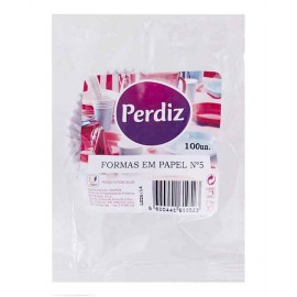PERDIZ NATURA Formas Papel Cupcake Nº 5 100 Uni Pack 10 Cx. 100