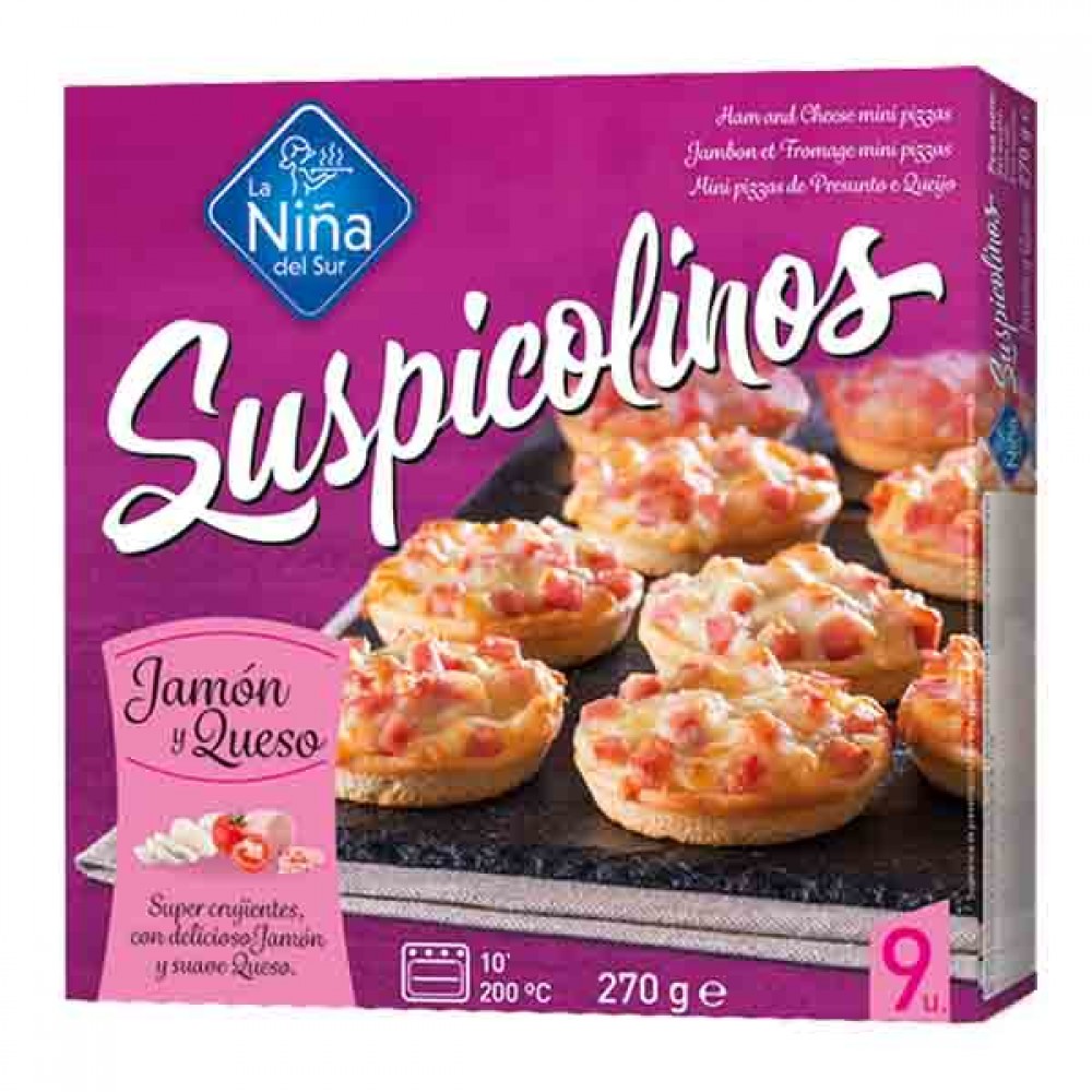 LA NIÑA DEL SUR Suspicolinos Queijo e Fiambre 270Grs Cx. 8