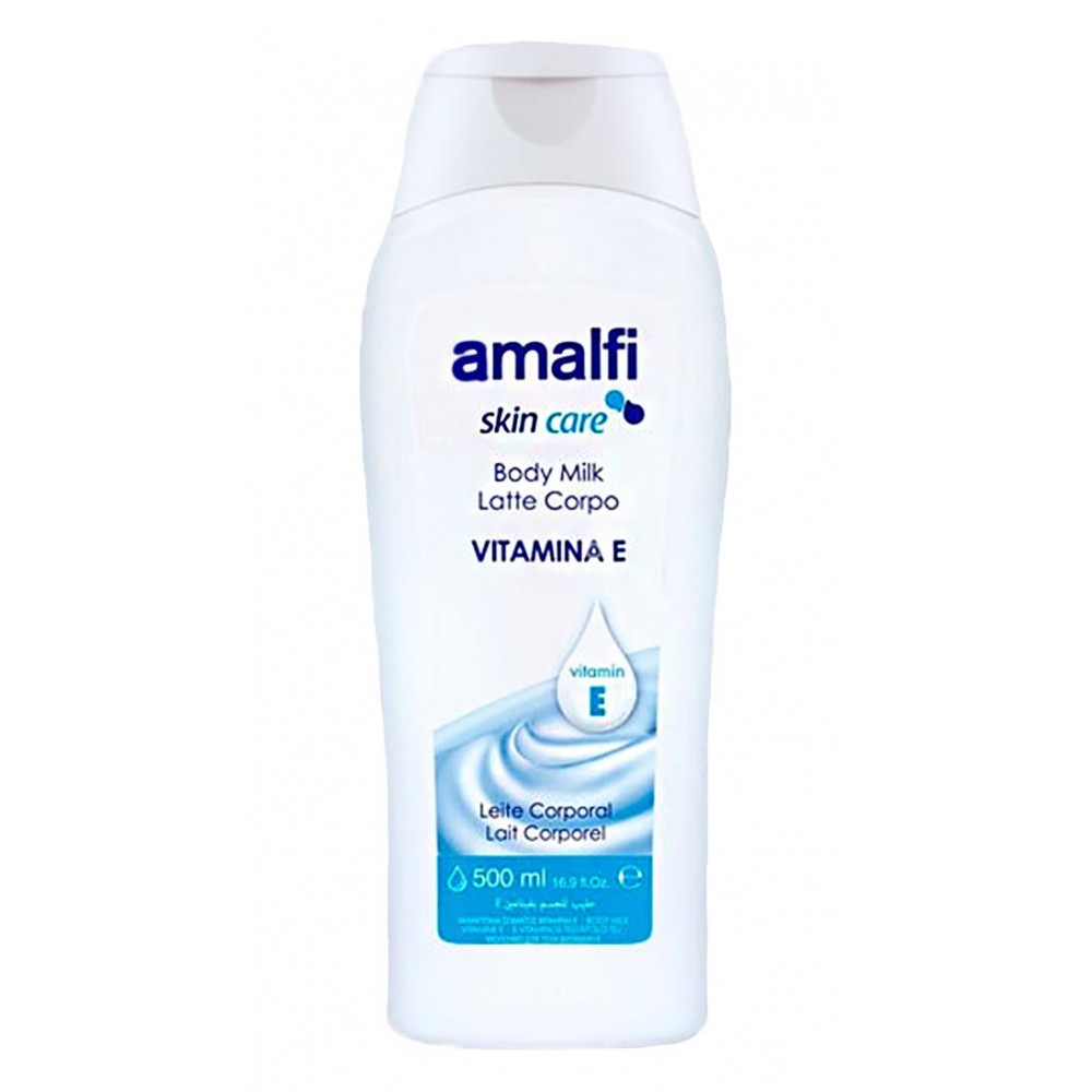 AMALFI Dermo Care Leite de Corporal com Vitamina E 500Ml Cx. 15
