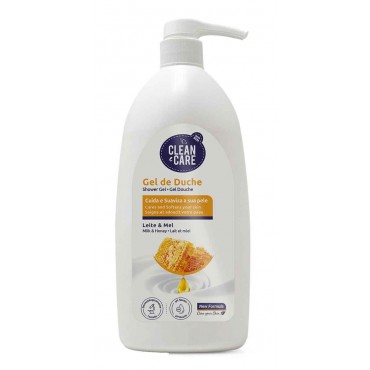 CLEAN CARE Gel Duche Doseador Leite e Mel 900 ml Cx. 6