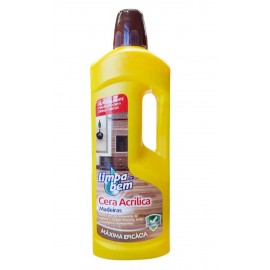 LIMPA BEM Cera Acrílica Madeiras 750 Ml Cx. 14
