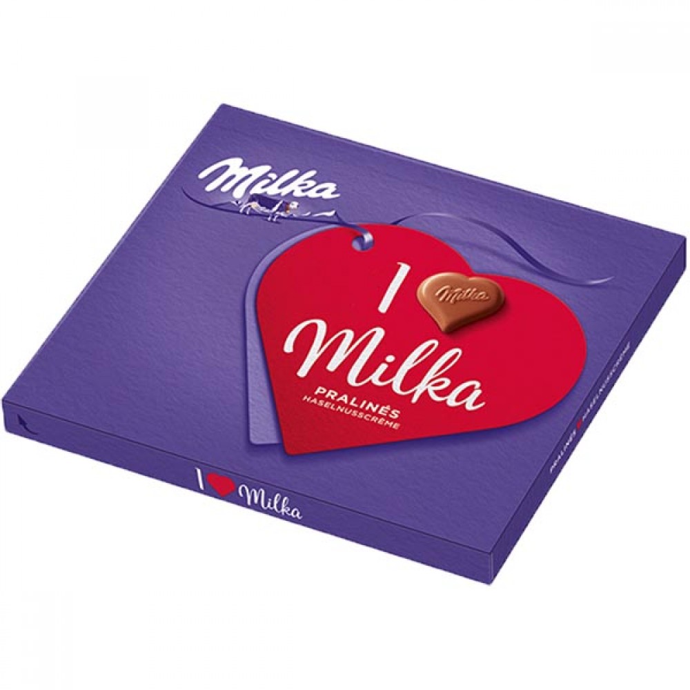MILKA Bombons I Love de Avelã 110Grs Cx. 10