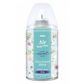 ROMAR Recarga Spray Ambientador Automático Flor de Cerejeira e Almíscar 250ml Cx. 6