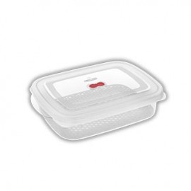 PRACTILINE Caixa MaxiFresh Rect. 3.5Lt Transparente Com Grelha CX.12