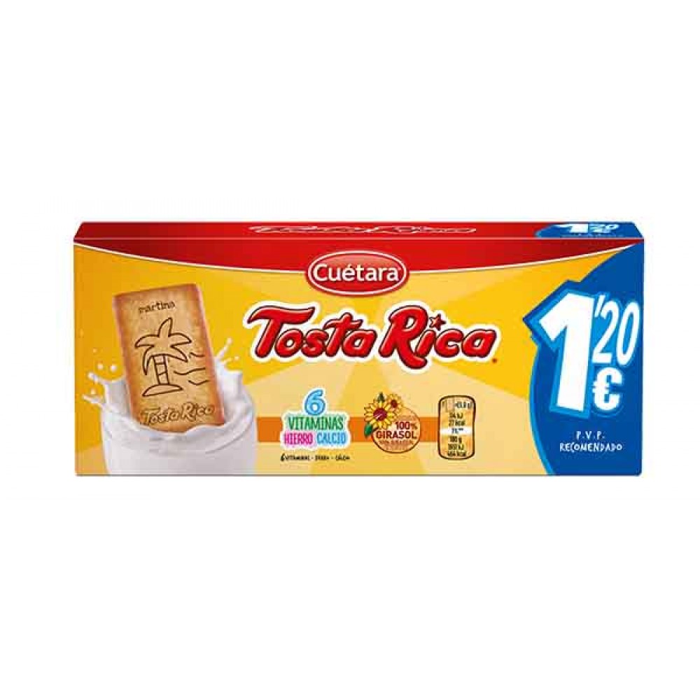 CUÉTARA Tosta Rica 190 Grs Cx. 12