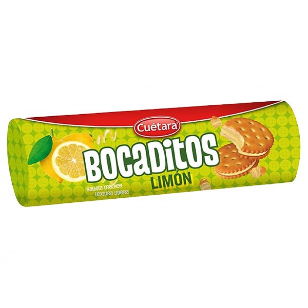 CUÉTARA Bolachas Bocaditos de Limão 150Grs Cx. 15